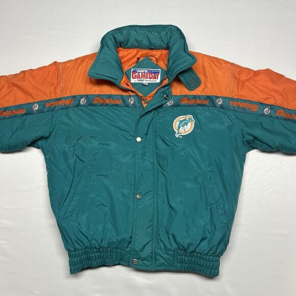 Vintage Miami Dolphins Jacket NFL Gameday Football - Picture 3 of 14